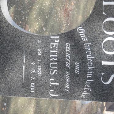 LOOTS Petrus J.J. 1931-1981