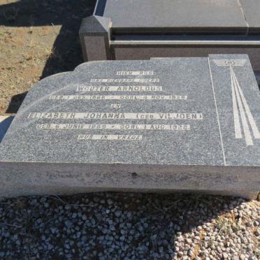 THERON Wouter Arnoldus 1866-1928 &amp; Elizabeth Johanna VILJOEN 1869-1922