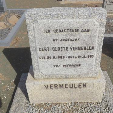 VERMEULEN Gert Cloete 1888-1963