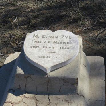 ZYL M.E., van nee v.d. MERWE -1940