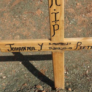 PIETERS Johanna Y. 1946-2018