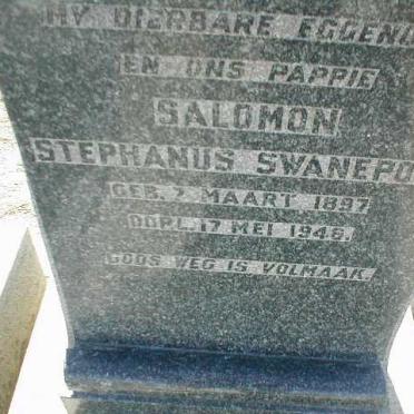 SWANEPOEL Salomon Stephanus 1897-1946
