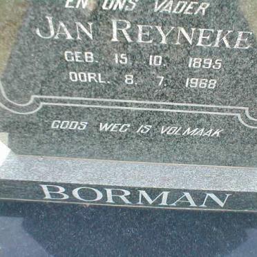 BORMAN Jan Reyneke 1895-1968