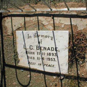 BENADE L.G. 1893-1953