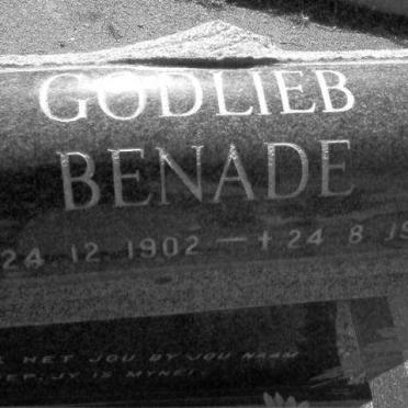 BENADE Godlieb 1902-1975