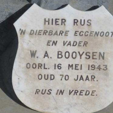 BOOYSEN W.A. -1943