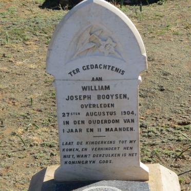 BOOYSEN William Joseph -1904