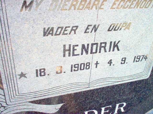 ?? Hendrik 1908-1974