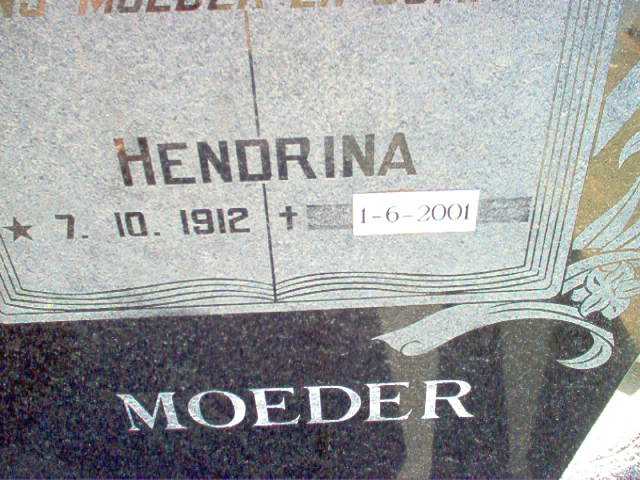 ?? Hendrina 1912-2001