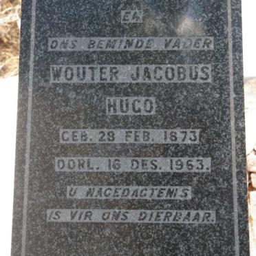HUGO Wouter Jacobus 1873-1963