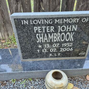 SHAMBROOK Peter John 1952-2006