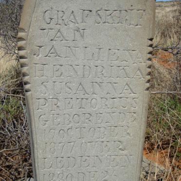 PRETORIUS Janliena Hendrika Susanna 1877-1880