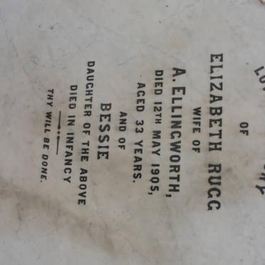 ELLINGWORTH Elizabeth nee RUGG -1905 :: ELLINGWORTH Bessie 