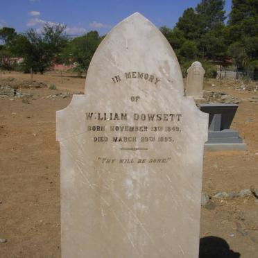 DOWSETT William 1849-1895