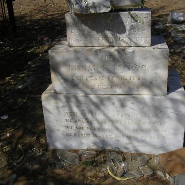 TAYLOR James ? 1884-1887 :: TAYLRP Lilian F. 1886-1887