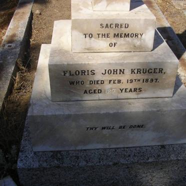 KRUGER Floris John -1897