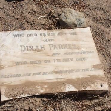 ? -19?2 &amp; PARKES Dinah nee HAWKESWOOD -1920