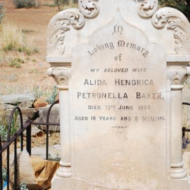 BAKER Alida Hendrica Petronella -1909