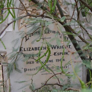ESPLIN Elizabeth nee WRIGHT -1904