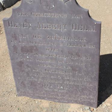 HELM Henry Albert -1871