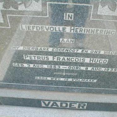 HUGO Petrus Francois 1883-1939