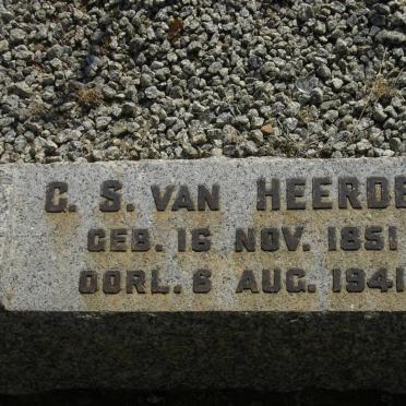 HEERDEN G.S., van 1851-1941