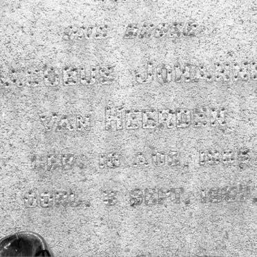 HEERDEN Jacobus Johannes, van 1885-19??