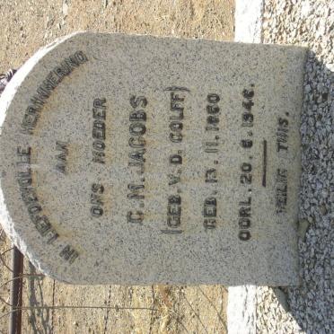 JACOBS C.M. nee V.D. COLFF 1860-1946