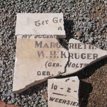 KRUGER Marg?rietha W.H. nee NOLTE