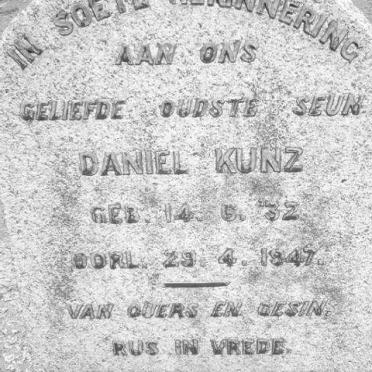 KUNZ Daniel 1932-1947
