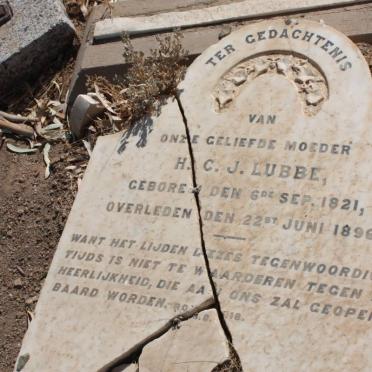 LUBBE H.C.J. 1821-1896