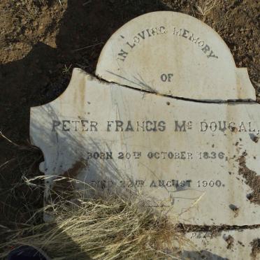 McDOUGAL Peter Francis 1836-1900
