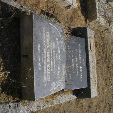 MERWE J.H.J., van der 1876-1948 &amp; Magdalena Johanna KEMPEN 1886-1976
