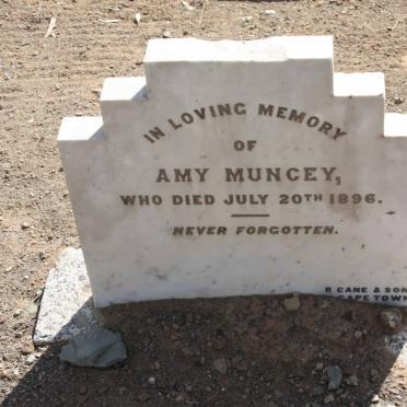 MUNCEY Amy -1896