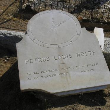 NOLTE Petrus Louis 1869-1956 :: NOLTE Maria Jacomina nee MALAN 1874-1927
