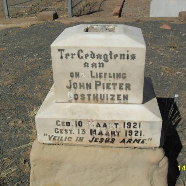 OOSTHUIZEN John Pieter 1921-1921
