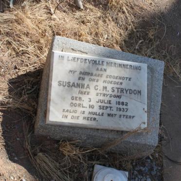 STRYDOM Susanna C.M. nee STRYDOM 1882-1937