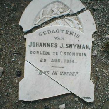 SNYMAN Johannes J. -1914
