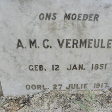 VERMEULEN A.M.C. 1851-1917