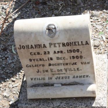 VILLE Johanna Petronella, de 1900-1900