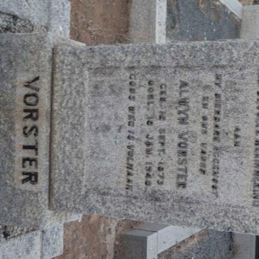 VORSTER Alwyn 1873-1940