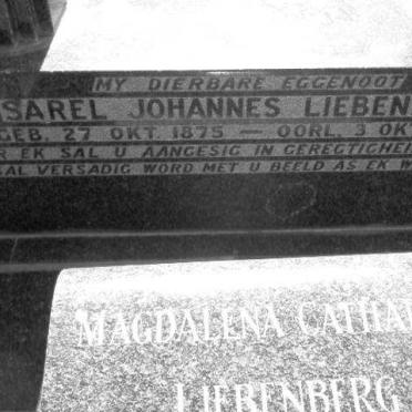 LIEBENBERG Sarel Johannes 1875-1941