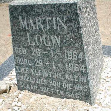LOUW Martin 1964-1964