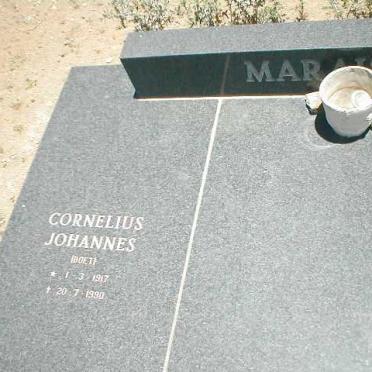 MARAIS Cornelius Johannes 1917-1990