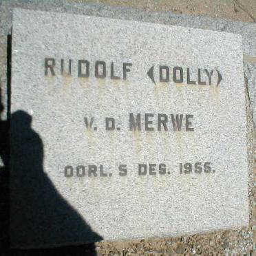 MERWE Rudolf, v.d.  -1955