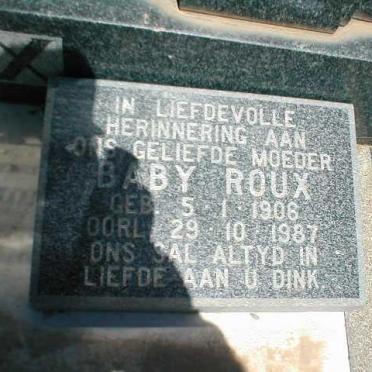 ROUX Baby 1906-1987