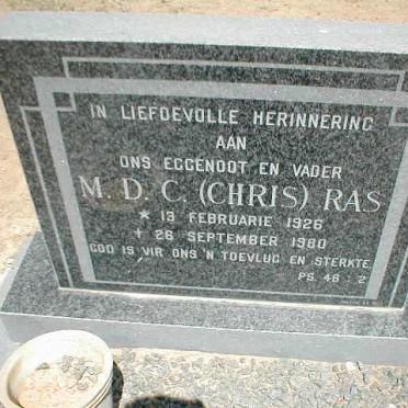RAS M.D.C. 1926-1980