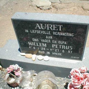 AURET Willem Petrus 1924-1997
