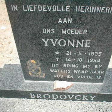 BRODOVCKY Yvonne 1935-1994