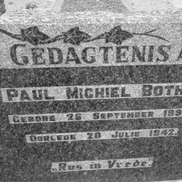 BOTHA Paul Michiel 1890-1942